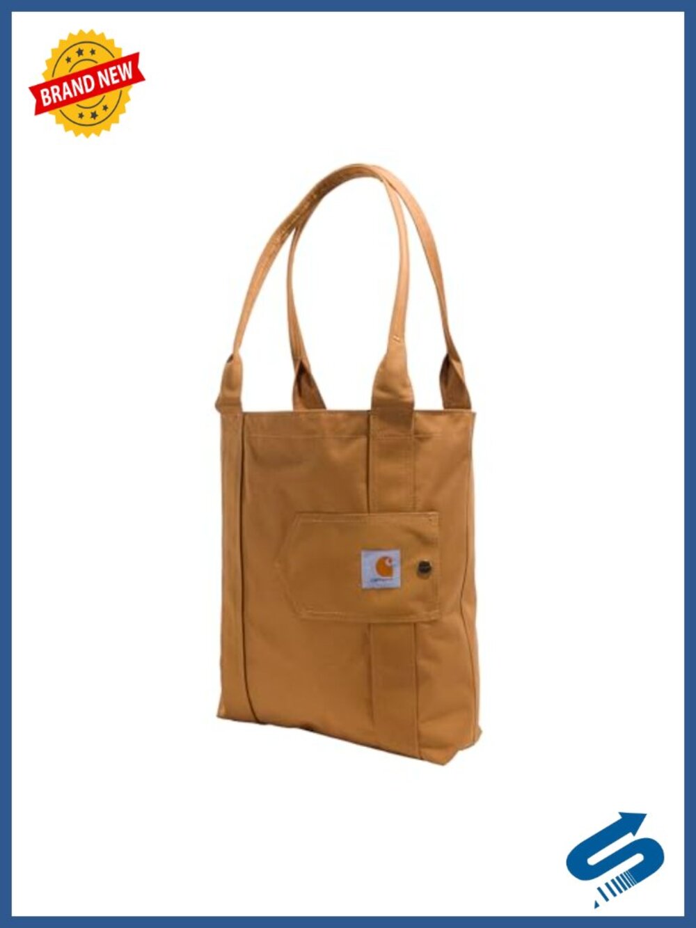 Carhartt Vertical Open Tote 600 Denier Nylon Water Resistant Shoulder Bag